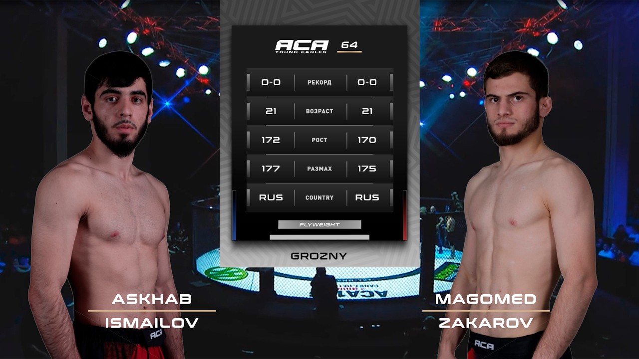 Асхаб Исмаилов vs. Магомед Закаров | Askhab Ismailov vs. Magimed Zakarov | ACA YE 64