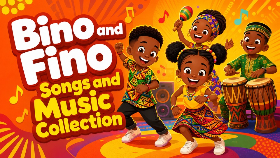 Afrobeat kids Dance Party - Bino and Fino Songs and Music Collection