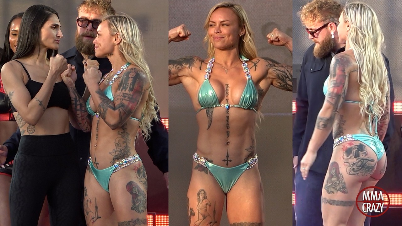MVP MMA: Aline Pereira vs. Jade Masson Wong Weigh in Face Off