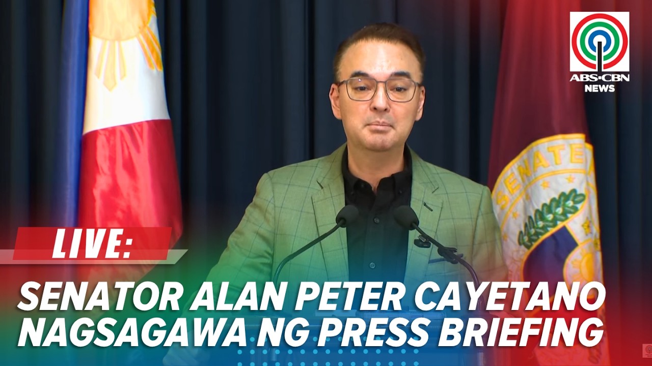 LIVE: Senator Alan Peter Cayetano holds press conference | May 18, 2026