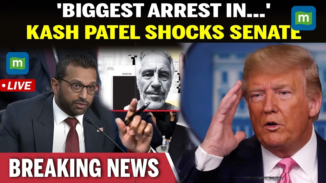 KASH PATEL LIVE: He Killed Epstein! | FBI Chief Drops BIG Shocker At Explosive House Hearing | US cover art