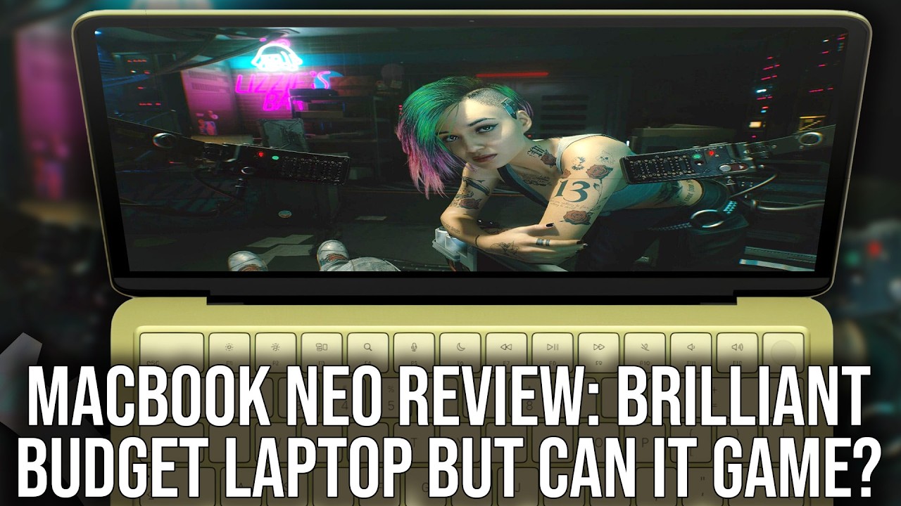 Apple MacBook Neo Review: A Brilliant Budget Laptop... But How Well Does It Game? cover art