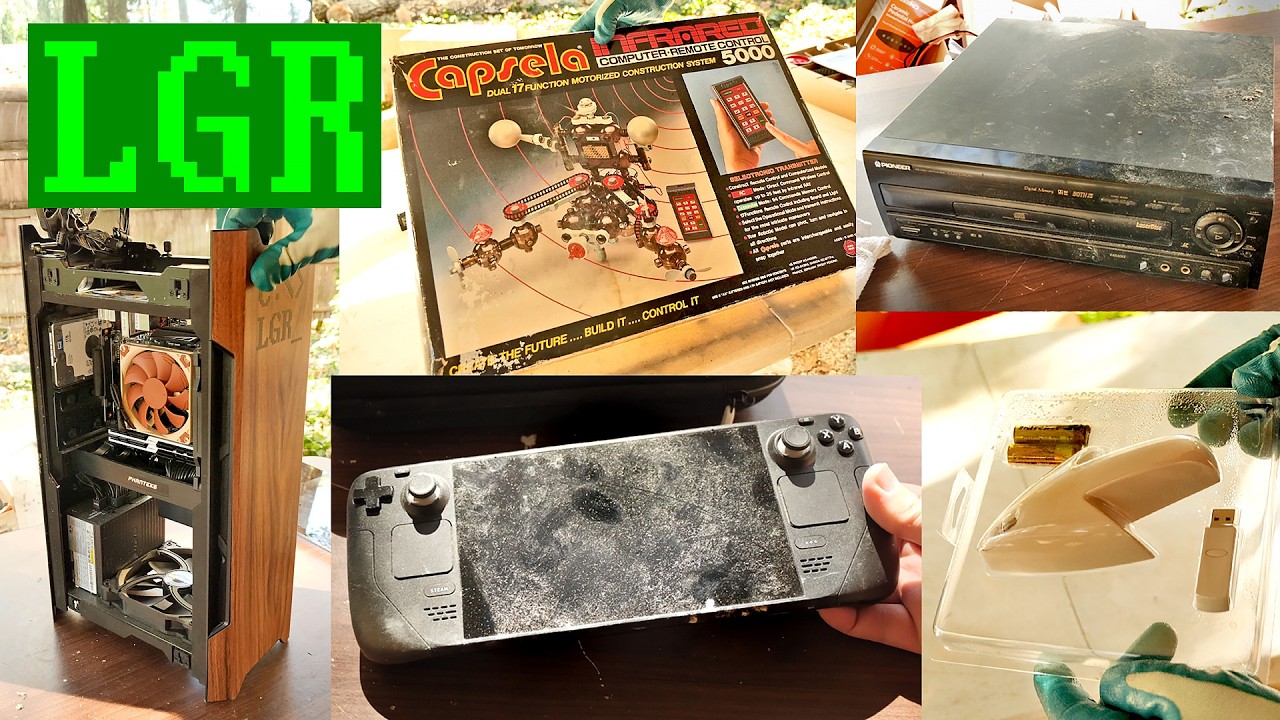 Cleaning hurricane damaged Retro Oddities, Modern Tech cover art