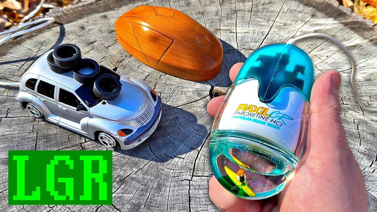 Weird Old Computer Mice: Wood, Wheels, & Water cover art