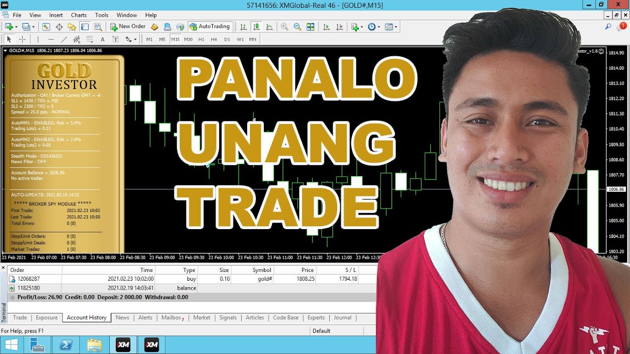 Gold Forex Trading Robot Update! Isang Trade Palang Nagawa Pero Panalo Naman cover art