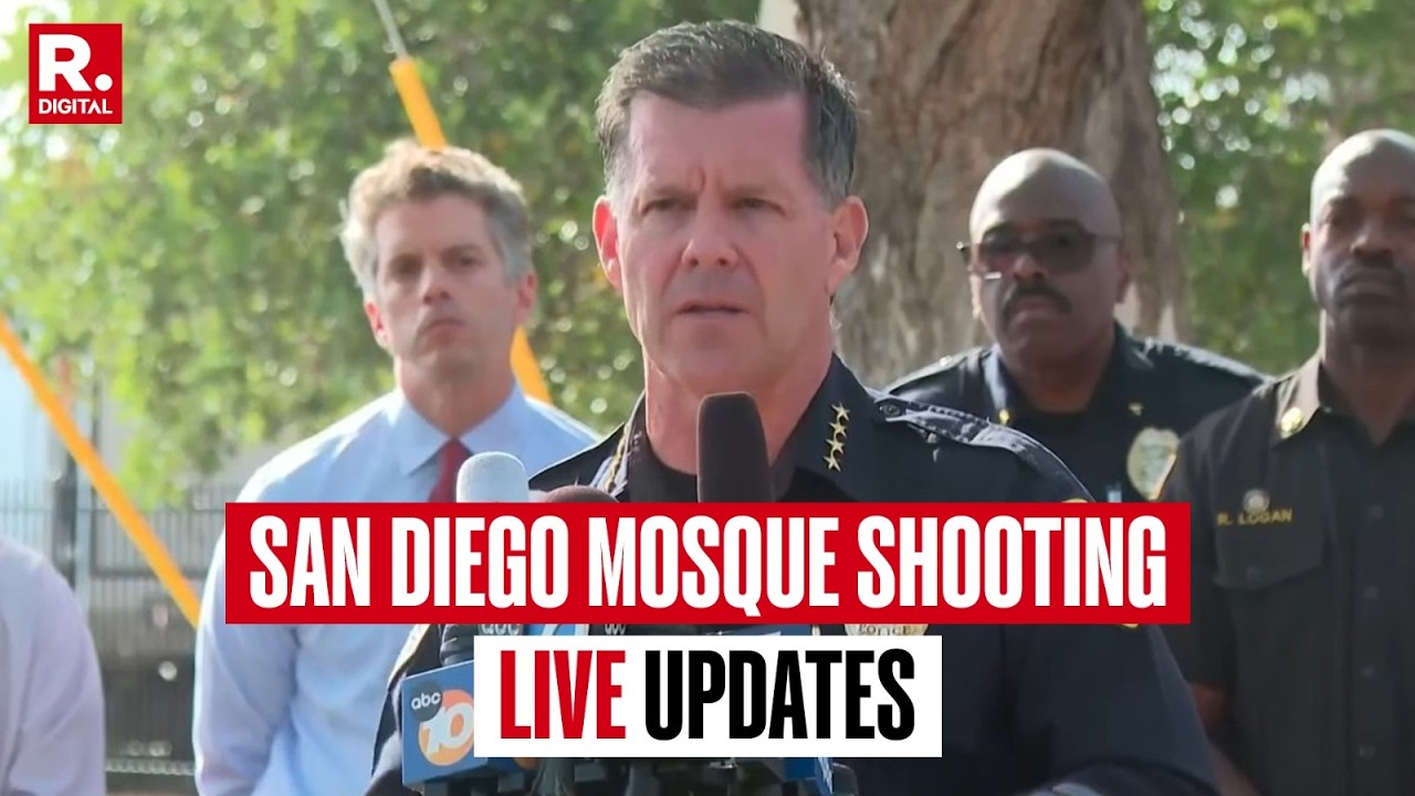 LIVE: Officials Hold Presser On San Diego Mosque Shooting That Left 5 Dead, Including 2 Suspects cover art