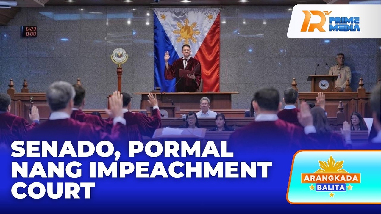 Senado, Pormal nang Nag-convene Bilang Impeachment Court | Arangkada Balita cover art