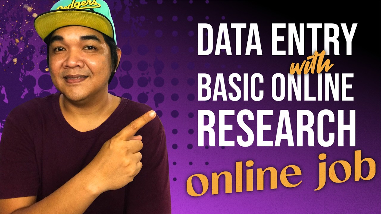 Basic Data Entry With Basic Online Research Home Based Job For Aspiring Virtual Assistant Student