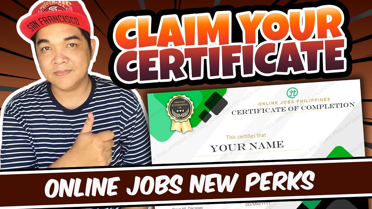 Certificate Of Completion Online Jobs At Home For Beginners Work From Home based job cover art