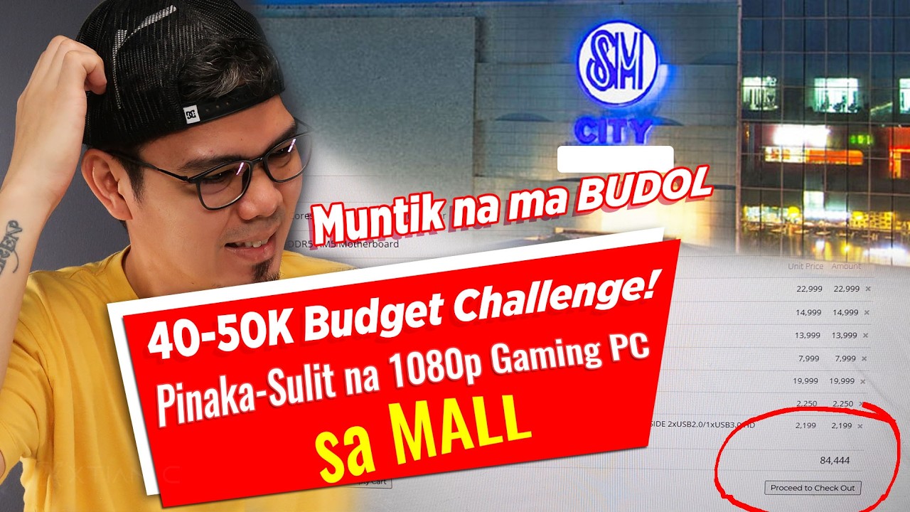 Canvassing for the Best ₱40-₱50K BUDGET 1080p Gaming PC sa MALL [Ph] cover art