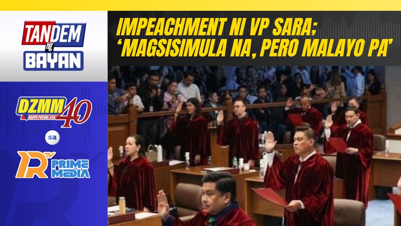 Fr. Saballa, umaasang ‘mandato’ ang paiiralin sa impeachment trial ni VP Sara | Tandem ng Bayan cover art