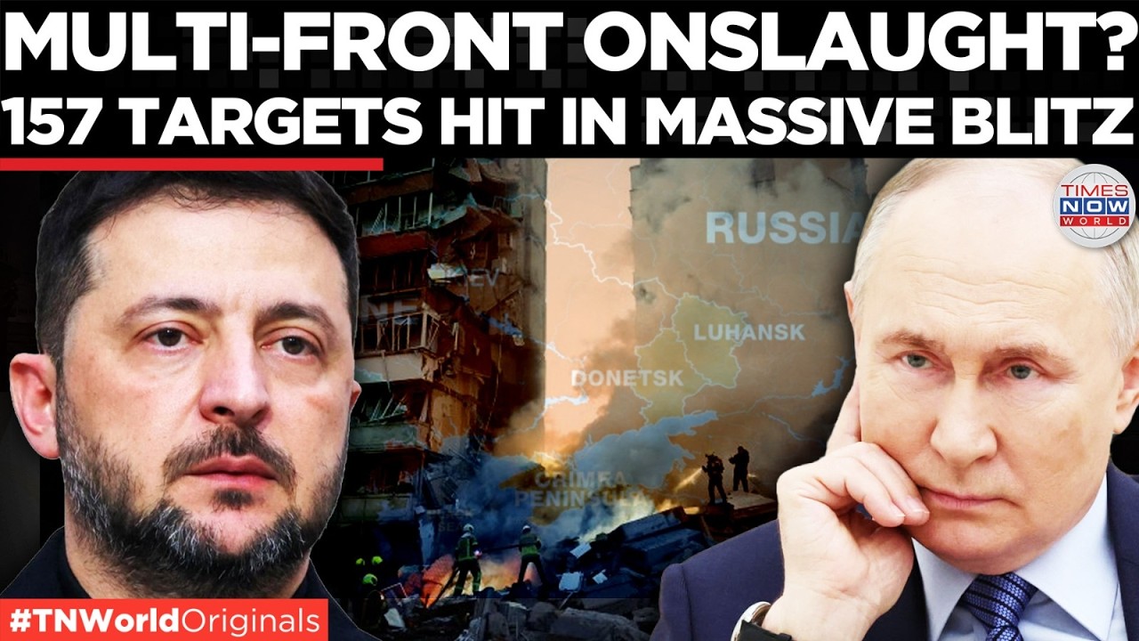RUSSIA UNLEASHES DRONE HUNTER : 265 UAVs destroyed as multi-front Ukraine war explode cover art