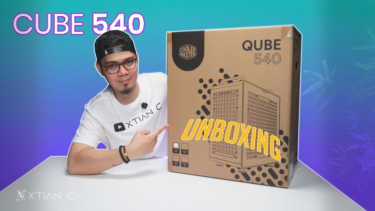 Cooler Master QUBE 540 Mid-tower Case Unboxing cover art