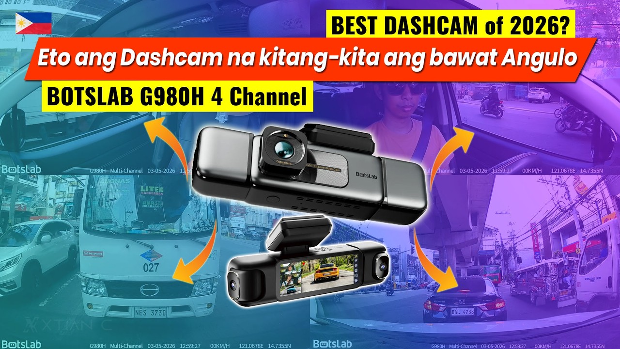 BOTSLAB G980H 4K 4 channel 560° All Sides View Recording - BEST Dashcam of 2026?@botslab750 cover art