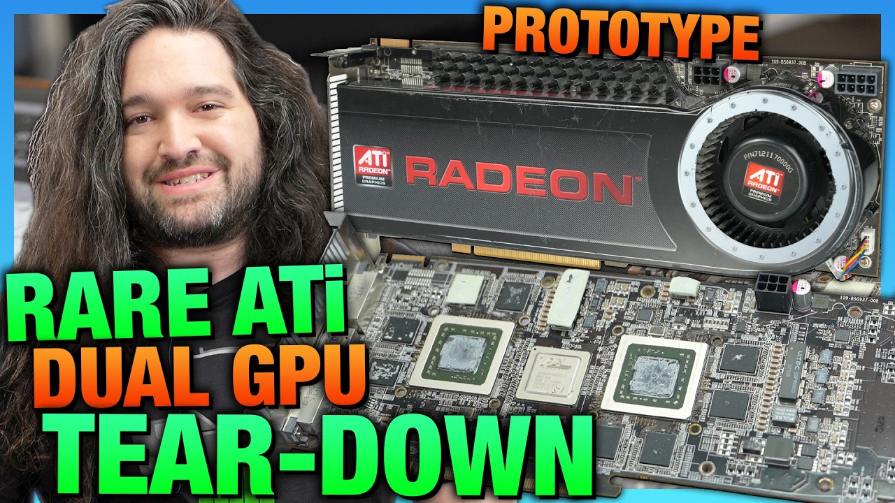 Tear-Down of Rare ATi HD 4870 X2 Prototype & History cover art