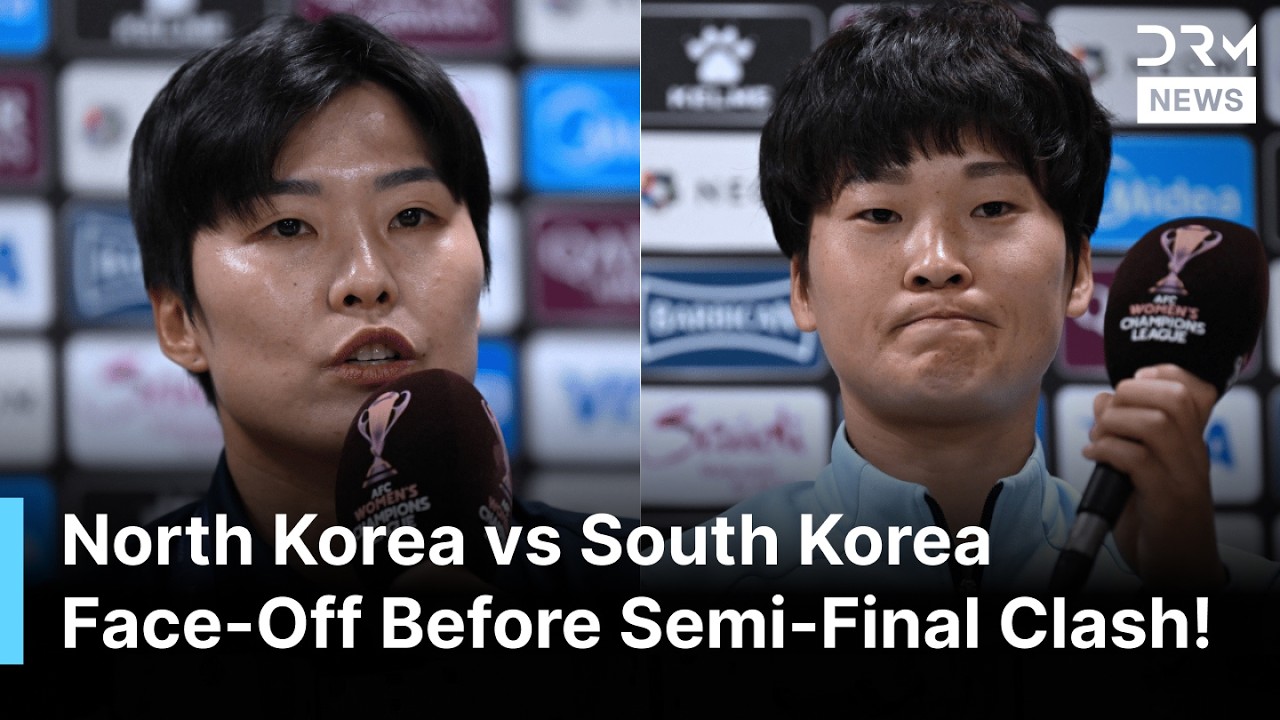 HISTORIC PRESSER: North Korea Women Soccer Club & South Korea Team Hold Presser Before Clash | AD1Z cover art