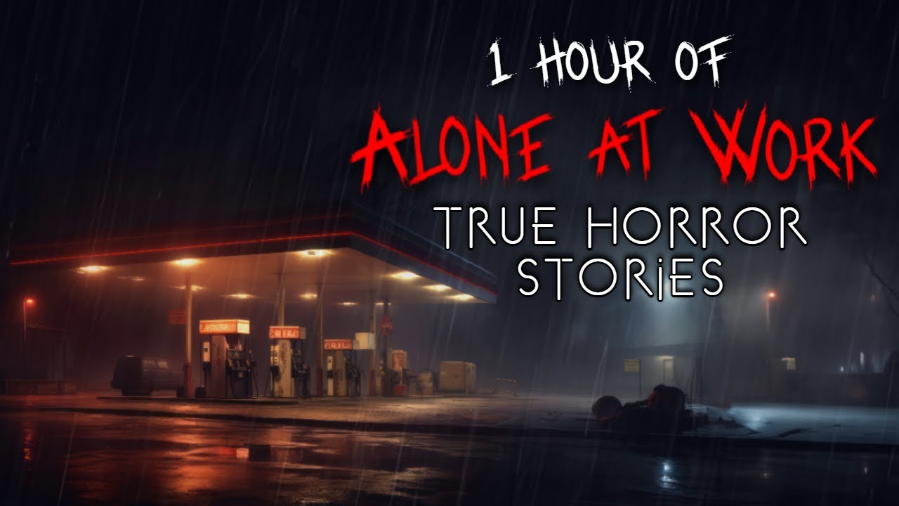 1 Hour of Rainy Night Shift Alone at Work Horror Stories | Vol. 1 (Compilation) cover art