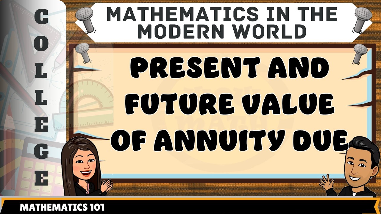 PRESENT AND FUTURE VALUE OF ANNUITY DUE cover art
