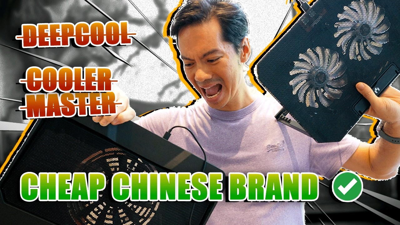 Testing 5 different laptop coolers from Deepcool,  CoolerMaster and a generic chinese brand cover art