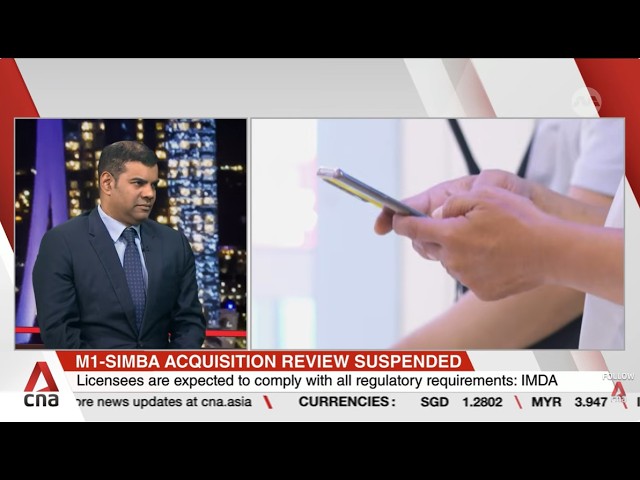 IMDA suspends assessment of telco Simba's proposed acquisition of M1 until further notice cover art