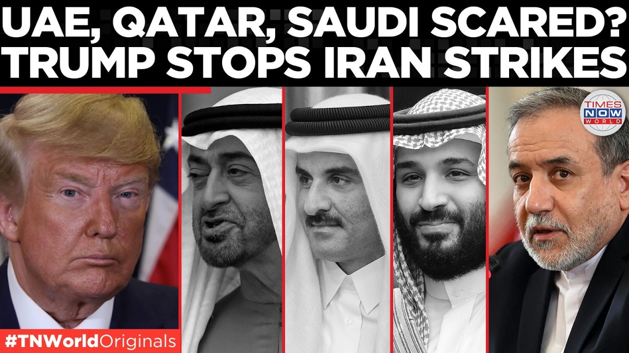 GULF IN PANIC: Iran Missiles SCARE Qatar, UAE & Saudi, Trump 'HALTS' New Round Of Strikes! cover art