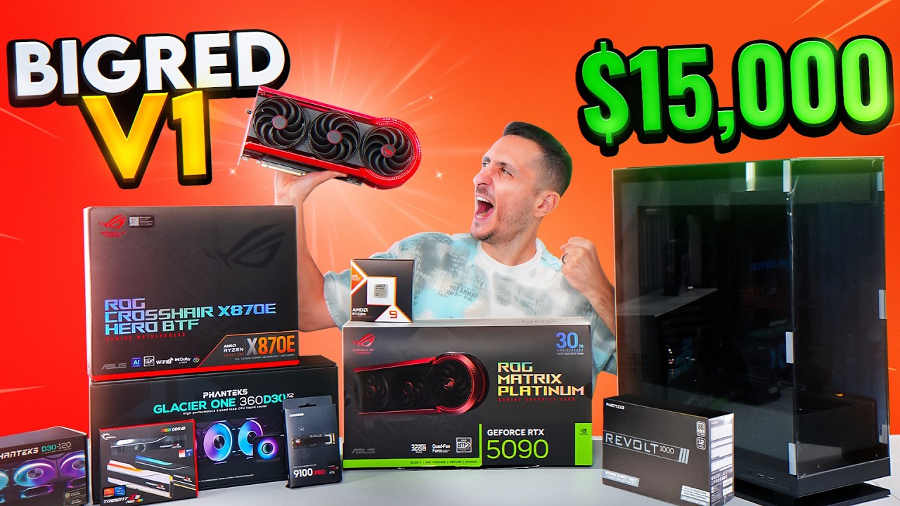 Re-Building my Ultimate Dream Gaming PC - BigRed V1 Reborn cover art