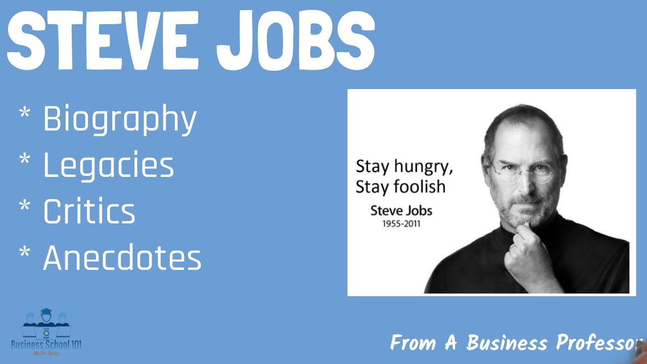 Steve Jobs: A Legend | From A Business Professor #apple #stevejobs #iphone #ipad #macintosh #ipac cover art