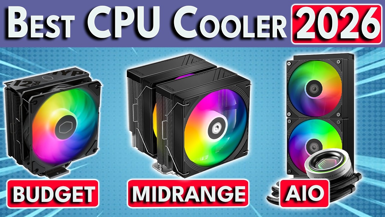 🛑STOP🛑 Buying BAD Coolers! Best CPU Cooler 2026 for Ryzen & Intel Builds cover art