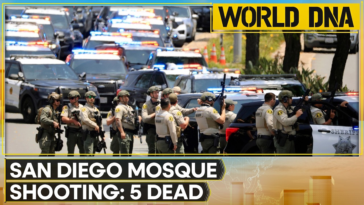 San Diego Mosque Shooting: Deadly Attack At San Diego Islamic Center Leaves 3 Dead | WION News cover art