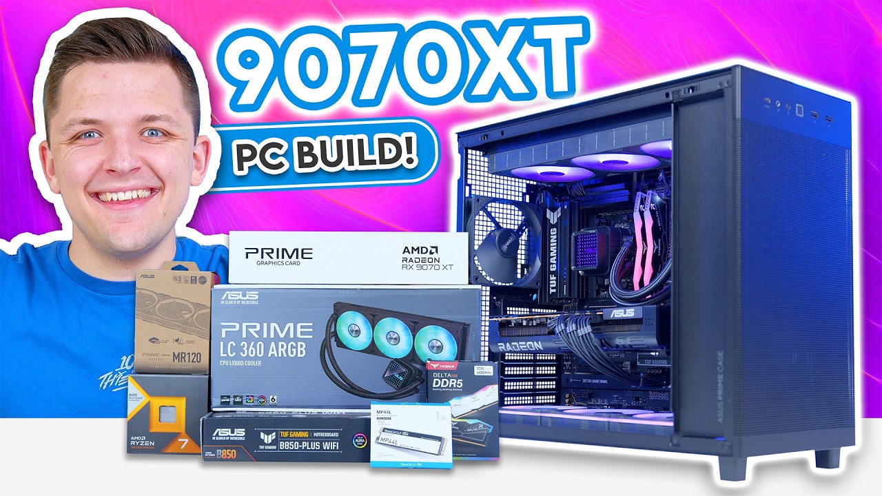 RX 9070 XT Gaming PC Build 2026! 👀 [Full Build Guide w/ Benchmarks] cover art