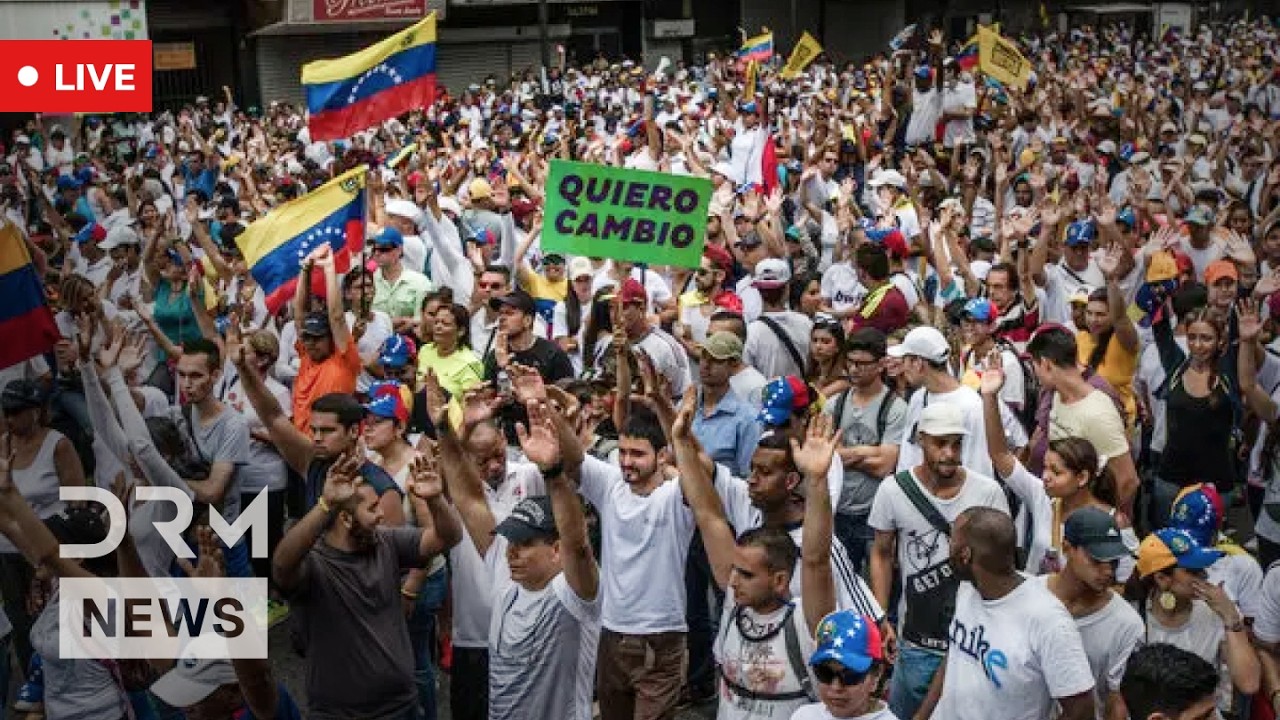 LIVE: Caracas Students Protest After Mother Dies Searching for Son in State Custody Case | AM1N cover art