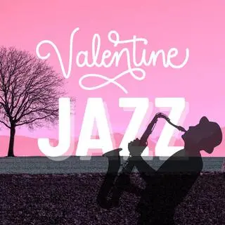 Romantic Pink Valentine's Day 2025 Mountain Retreat Smooth Jazz & Cozy Cafe Fireplace Sunset Ambience cover art