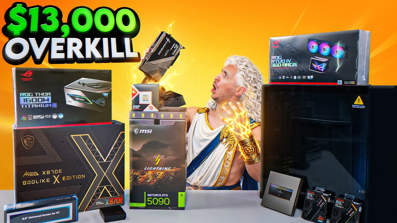 I Built my Subscriber an Overkill Gaming PC - EP13 cover art