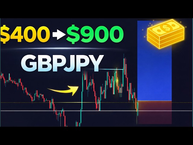 How I Flipped $400 to $900 With ONE GBPJPY Sniper Trade (Full Breakdown) cover art