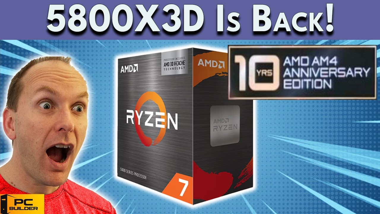It's BACK! Ryzen 5800X3D Relaunch - Specs, Price, Date cover art