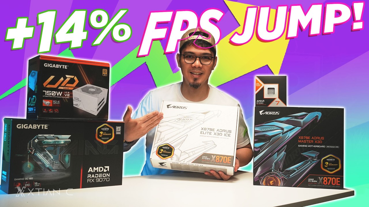 How to Get INSTANT 14% FPS w/ this Gaming Motherboard using Ryzen 9000X3D [Ph] cover art