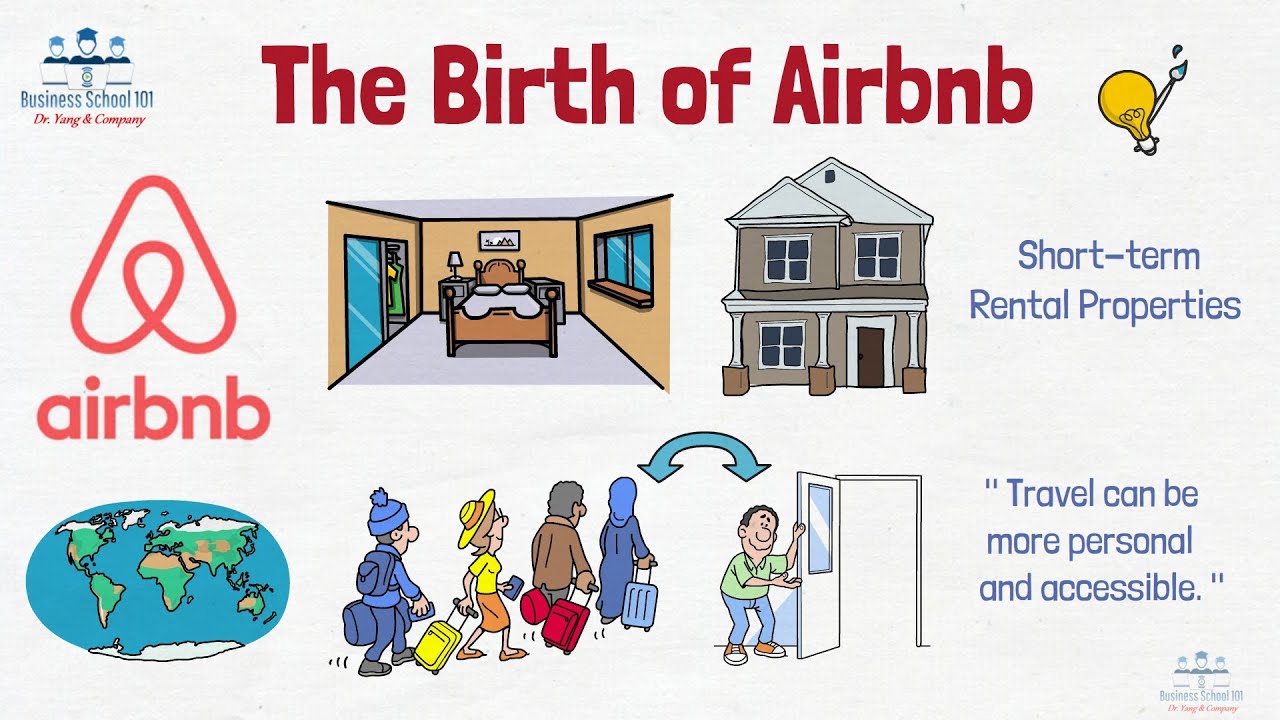 The Birth of Airbnb: From Air Mattresses to a Global Hospitality Empire | From A Business Professor cover art