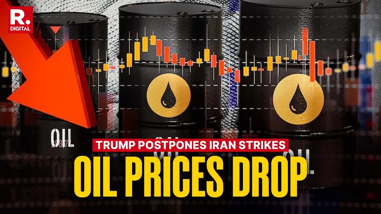 Trump Postpones Iran Strikes: Asian Markets Open Higher; Brent Oil Down 2% & WTI Futures Slip 0.75% cover art