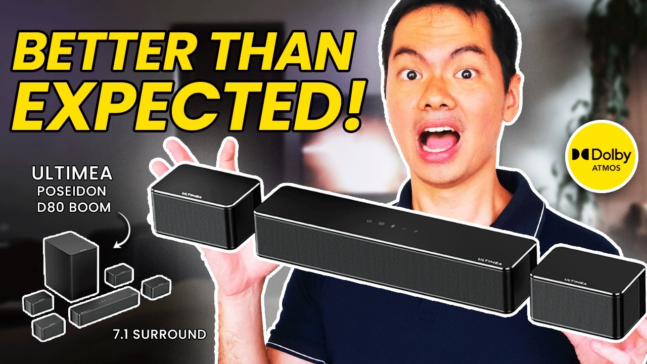Really good sound for the price 🔊 Poseidon D80 Boom Surround Sound Bar cover art