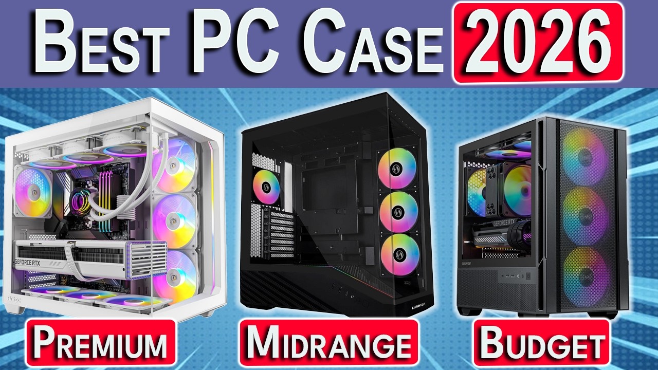 🛑STOP🛑 Buying Bad PC Cases! Best PC Case 2025 - ATX / mATX / Mini ITX PC Cases cover art