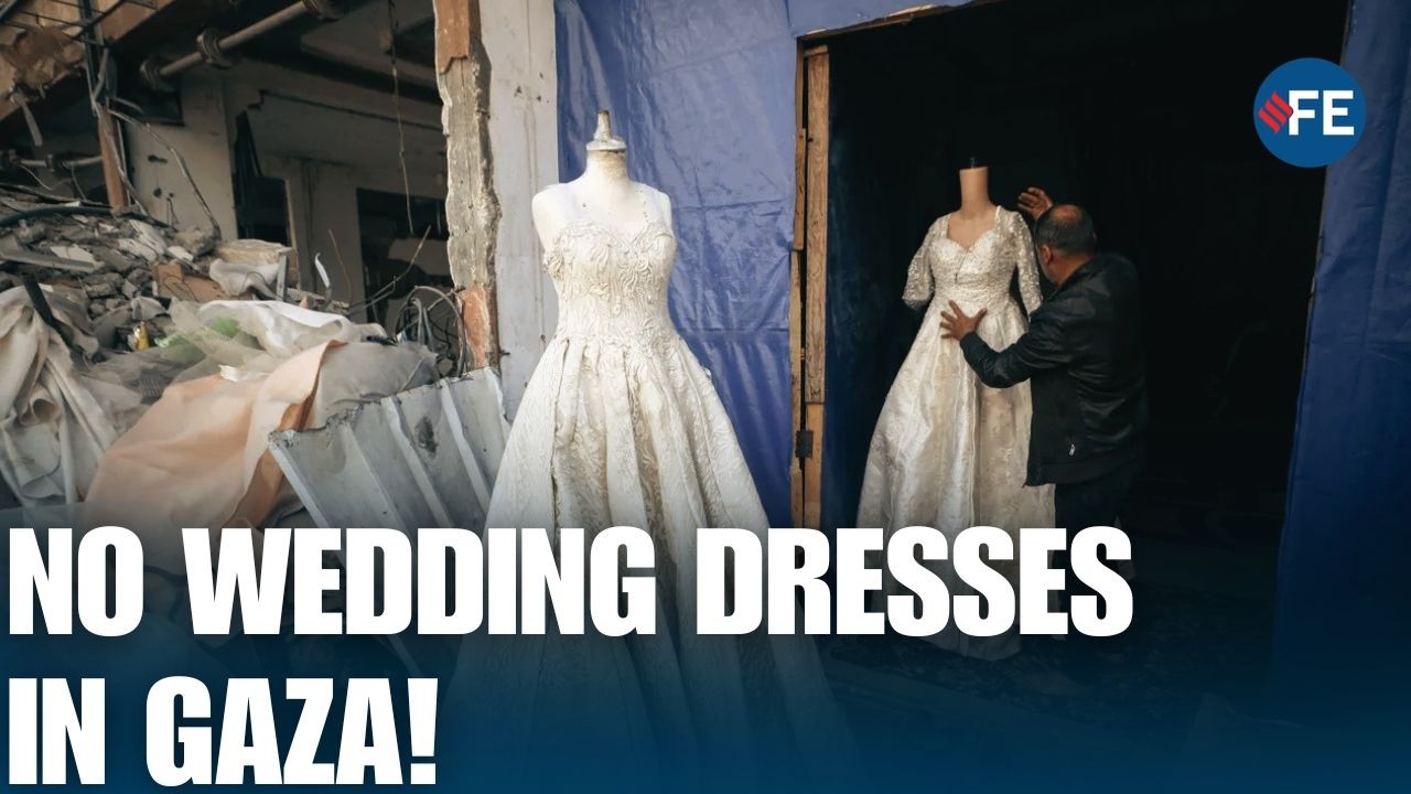 Gaza Brides Forced to Reuse Old Wedding Dresses as Prices Skyrocket Amid War Crisis cover art