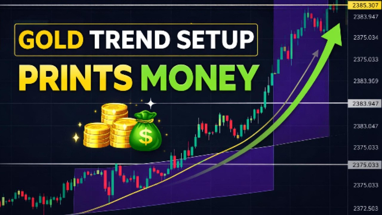 How to Trade GOLD Like a Trend Trader (Simple XAUUSD Setup) cover art