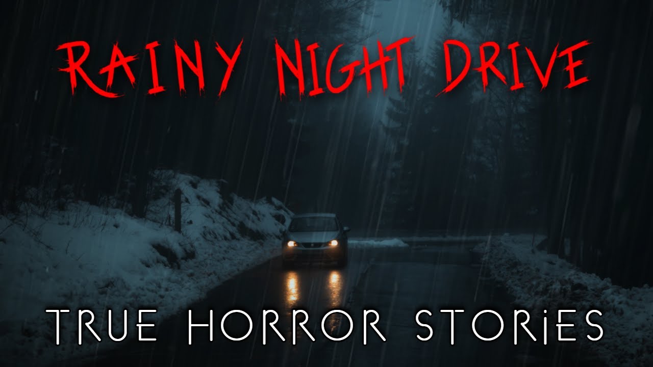 3 Rainy Night Driving True Horror Stories (With Rain Sounds) cover art