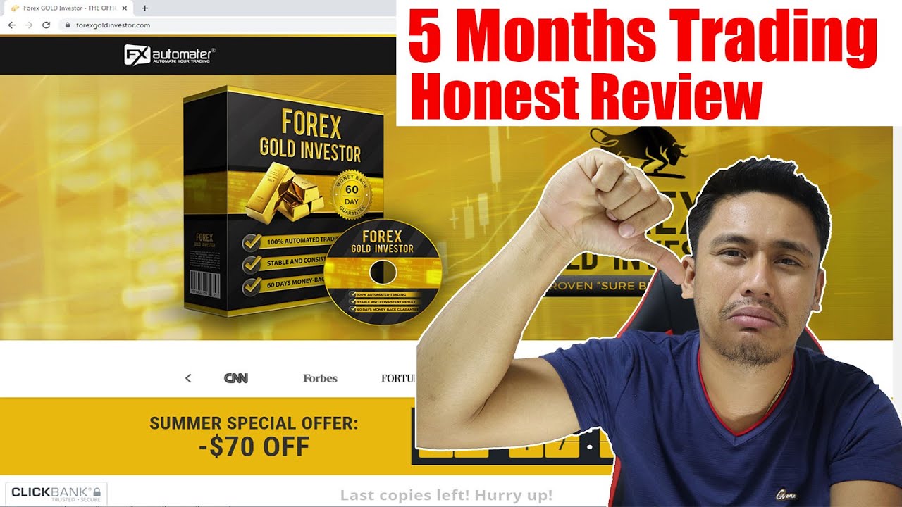 FXautomater Forex GOLD Investor EA Review after 5 Months Live Account Trading cover art