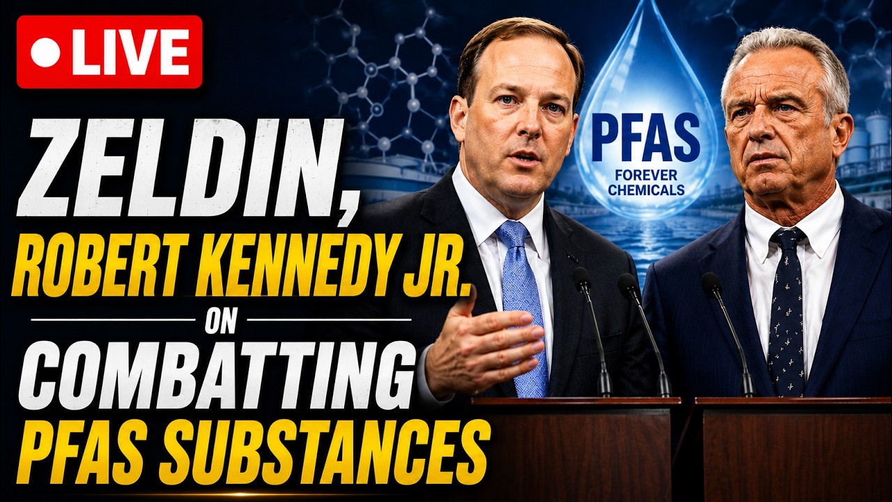 LIVE: Robert F. Kennedy Jr. & Lee Zeldin Make Major Announcement on Combating PFAS Substances | N18G cover art
