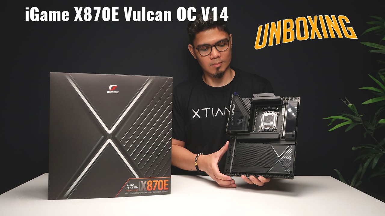 Colorful iGame X870E Vulcan OC v14 Motherboard Unboxing & Overview [Ph] cover art