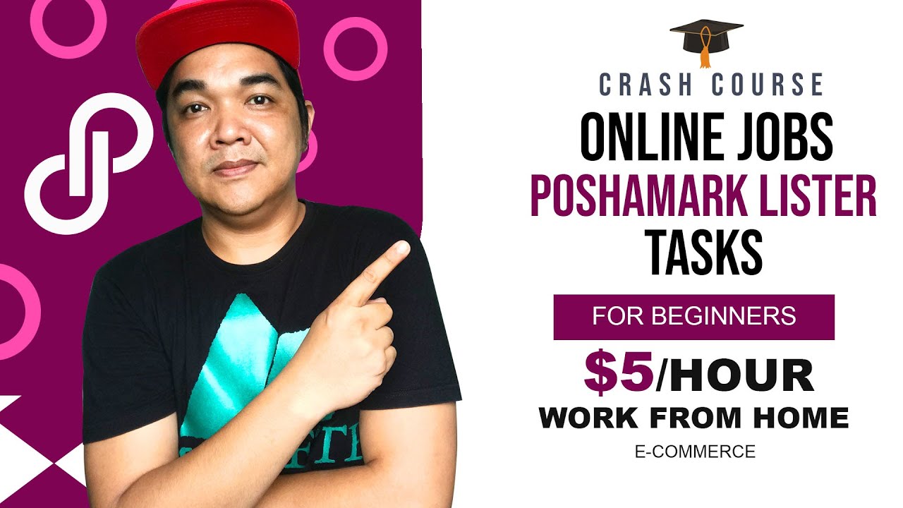 Poshmark Crash Course Product Listing And Tasks Online Jobs Work From Home Tutorial