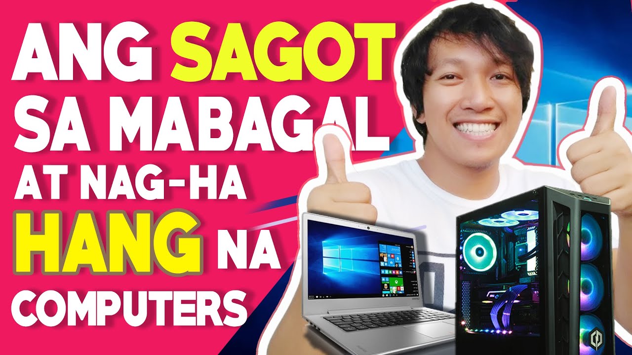 How to Speed Up Windows 10 Performance (Tagalog) Paano Pabilisin ang mabagal na PC Settings Solution cover art