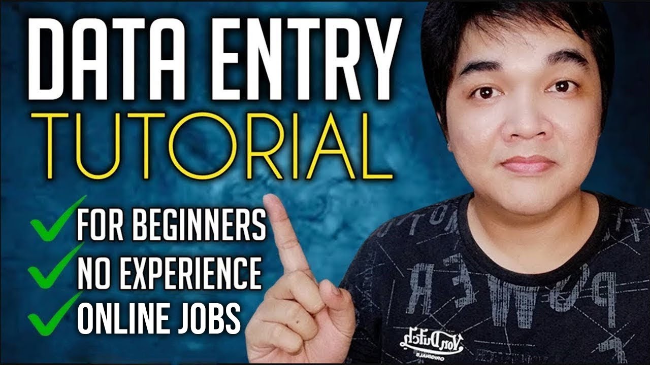 Online Data Entry Jobs Data Encoder Tutorial For Beginners Online Jobs At Home Philippines cover art