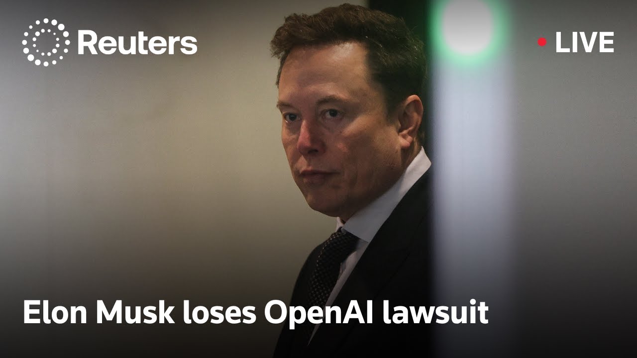 LIVE: Courthouse after Elon Musk loses lawsuit against OpenAI cover art